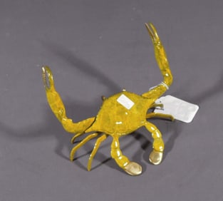 STANDING BRONZE CRAB