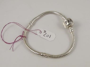 CHILD'S STERLING SILVER PANDORA BRACELET
