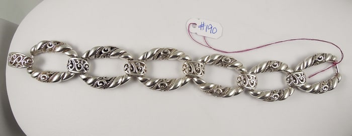 LARGE STERLING SILVER BRACELET