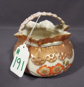 ANTIQUE ROYAL WORCHESTER HAND PAINTED BOWL