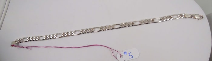 STERLING SILVER FIGARO BRACELET