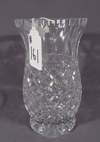HEAVY EUROPEAN CRYSTAL VASE