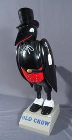 OLD CROW BOURBON ADVERTISING FIGURE