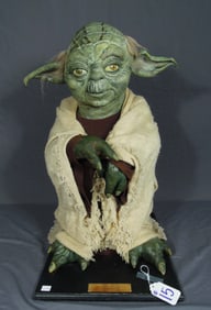 STAR WARS LIFE SIZE "YODA" STATUE BY MARIO CHIODO
