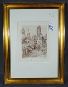 CAMILLE PISSARRO (1830-1903) FRENCH & LITHOGRAPHER GEORGE WILLIAM THORNLEY