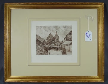 CAMILLE PISSARRO (1830-1903) FRENCH & LITHOGRAPHER GEORGE WILLIAM THORNLEY