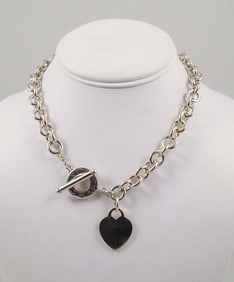 LADIES TIFFANY & CO. STERLING SILVER NECKLACE