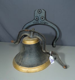 HEAVY ANTIQUE CAST IRON BELL