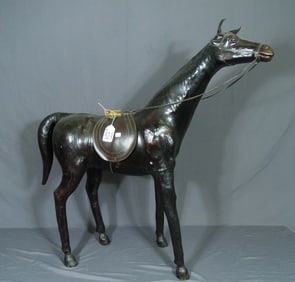 CUSTOM MADE STAING LEATHER HORSE