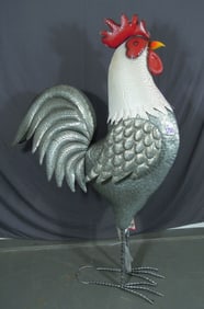 LARGE TIN ROOSTER