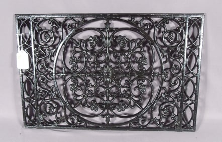 HEAVY VINTAGE CAST IRON DOOR MAT