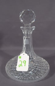 WATERFORD CRYSTAL SHIP'S DECANTER "LANA" PATTERN