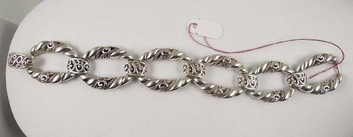 LARGE STERLING SILVER BRACELET