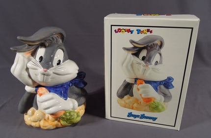 1993 LOONEY TUNES BUGS BUNNY COOKIE JAR