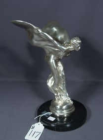 FINE BRONZE SCULPTURE "SPIRIT OF ECSTACY" (ROLLS ROYCE GIRL)
