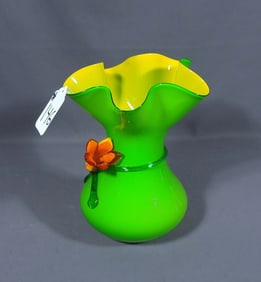 ITALIAN MURANO ART GLASS VASE