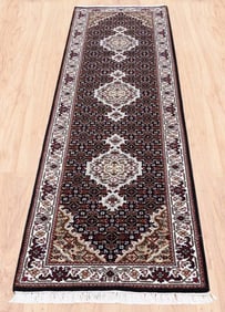 FINE HAND KNOTTED MAHI TABRIZ RUNNER
