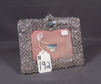 VINTAGE WALLACE STERLING SILVER ORNATE PHOTO FRAME