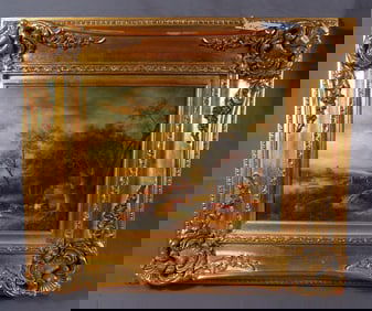 FINE ORIGINAL OIL ON BOARD "COUNTRY LANDSCAPE"