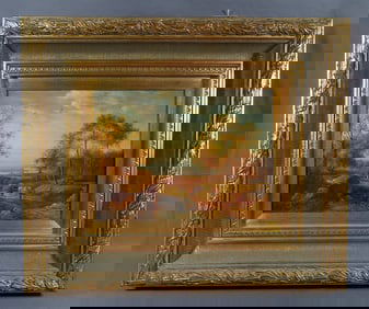 FINE ORIGINAL OIL ON BOARD "LANDSCAPE"