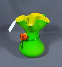 ITALIAN MURANO ART GLASS VASE