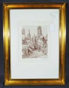 CAMILLE PISSARRO (1830-1903) FRENCH & LITHOGRAPHER GEORGE WILLIAM THORNLEY