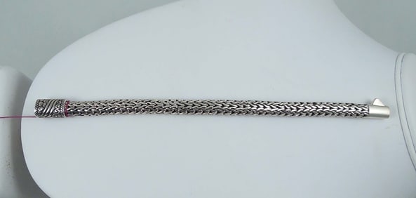 JOHN HARDY STYLE STERLING SILVER UNISEX BRACELET