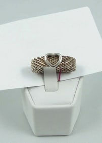 LADIES TIFFANY & CO. STERLING SILVER RING