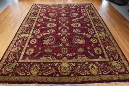 FINE HAND KNOTTED OVER SIZED JAIPUR AREA RUG