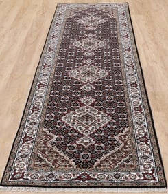 FINE HAND KNOTTED MAHI TABRIZ RUNNER