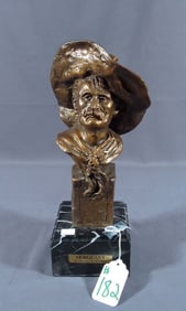 BRONZE SCULPTURE "THE SERGEANT" AFTER FREDERIC REMINGTON