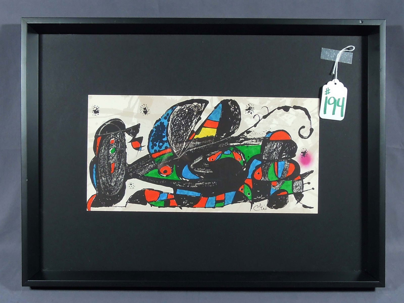 JOAN MIRO (1893-1983) SPANISH (1 of 2)