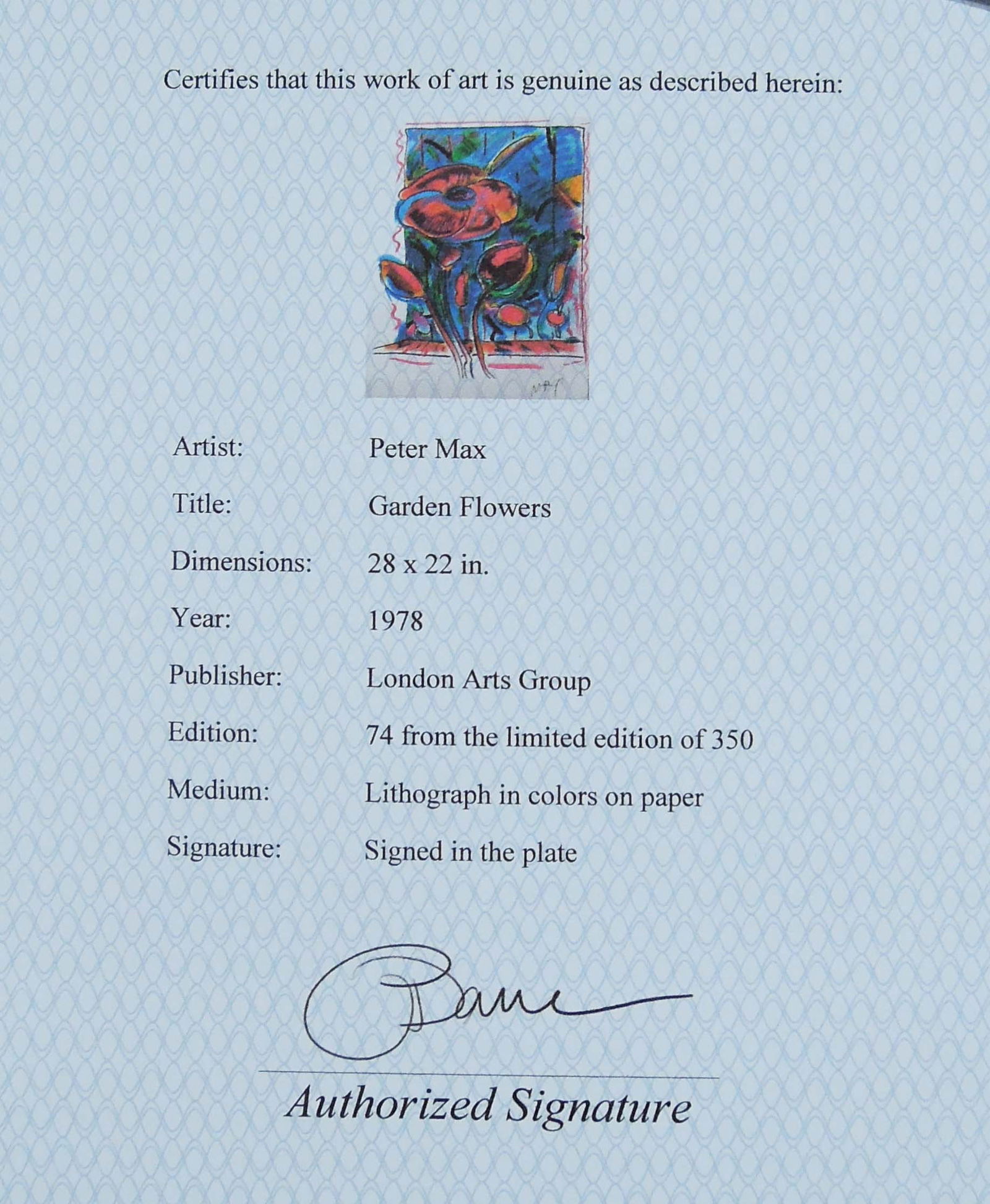 PETER MAX (1937- ) GERMAN - 4