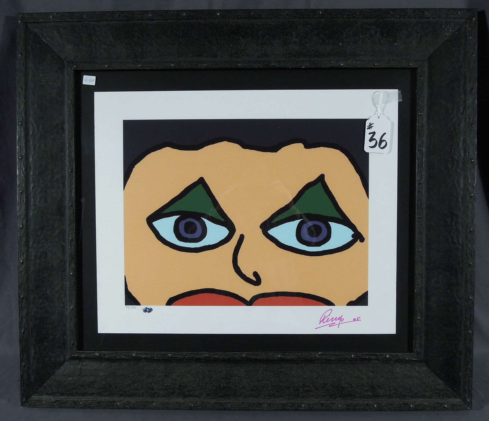 RINGO STARR (1940- ) ENGLAND, UK: Original Giclee on paper "Kraysee 101". Signed and dated in marker and numberd in pencil. Circa 2005. Limited Edition 99/100. Overall 27 1/4" x 31 1/4" x 1".