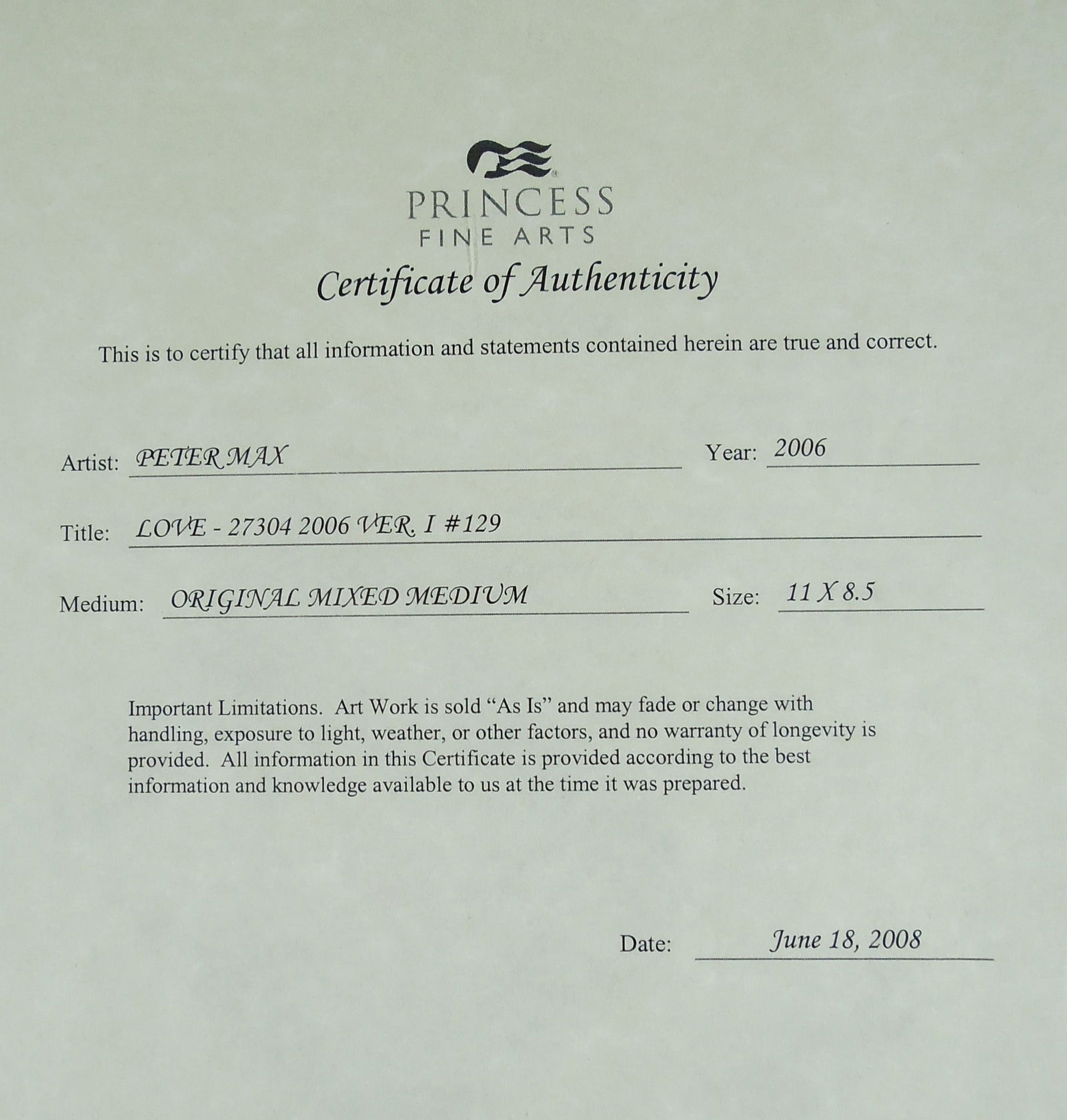 PETER MAX (1937- ) GERMAN - 2