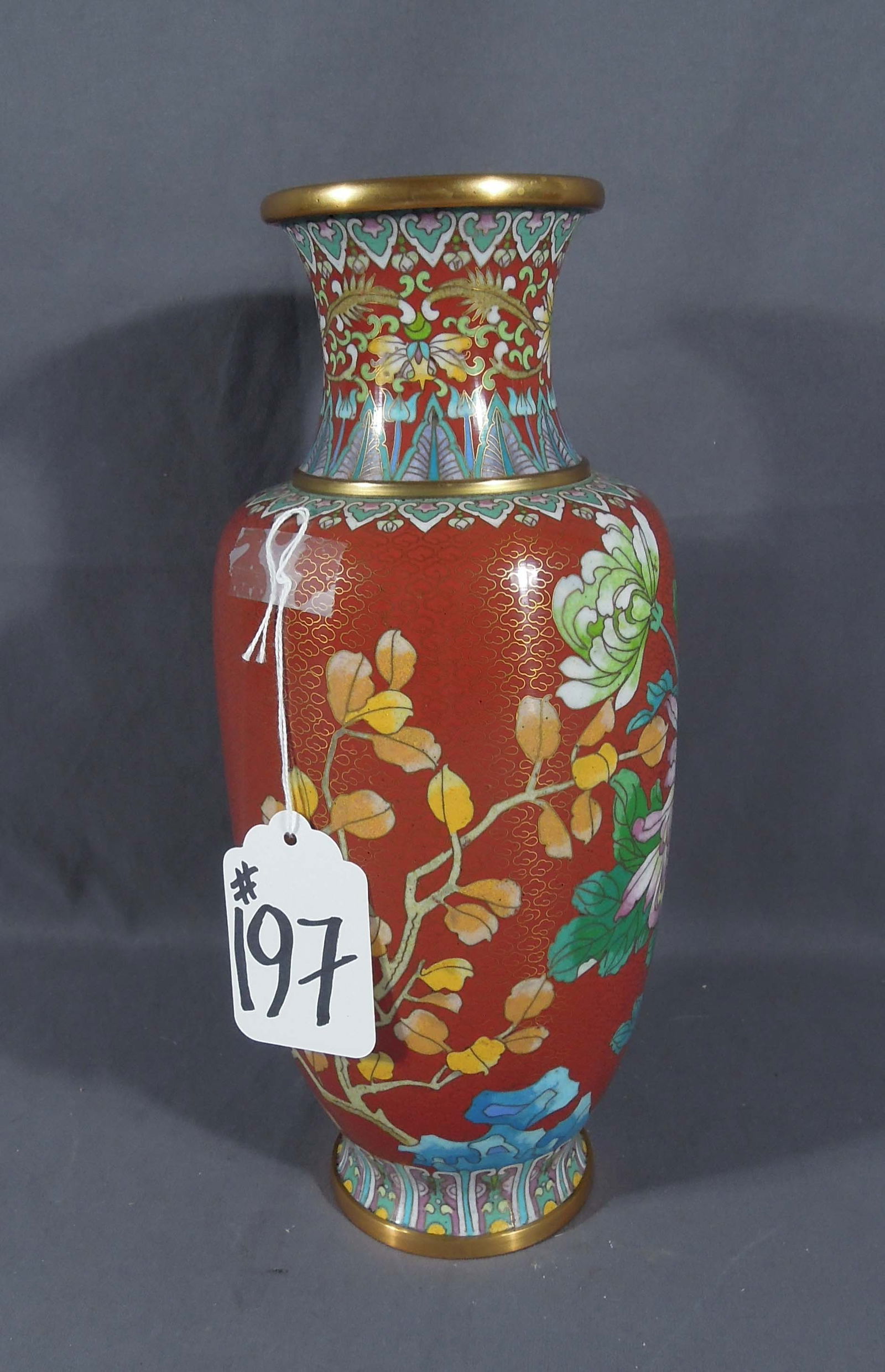 CHINESE CLOISONNE VASE (1 of 1)