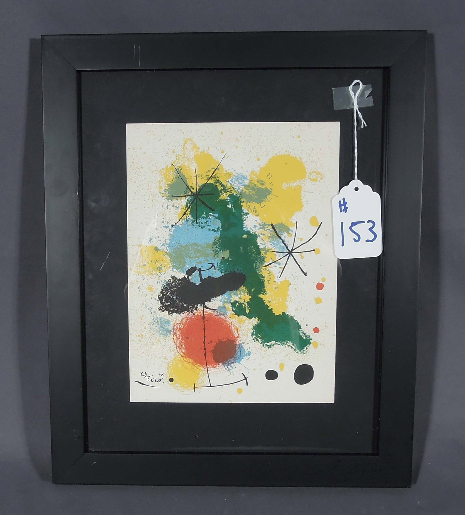 JOAN MIRO (1893-1983) SPANISH (1 of 3)