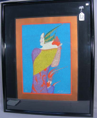 MIHAIL CHEMIAKIN - ORIGINAL LITHOGRAPH: Limited Edition and signed. 35/99. 40" x 32"