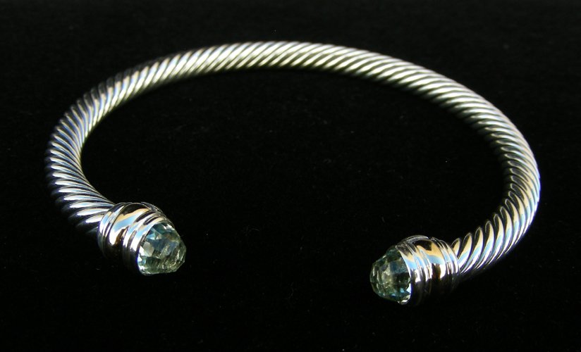 DESIGNER DAVID YURMAN 18K YELLOW GOLD, STERLING SILVER, (1 of 1)