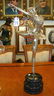 BRONZE BALLERINA ON HEAVY MARBLE BASE