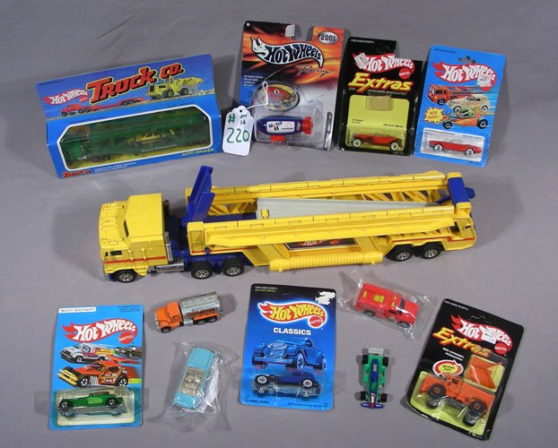 Box Lot Of 12 Misc. Hot Wheel Cars & Trucks