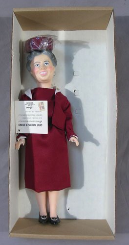 VINTAGE EFFANBEE "ELANOR ROOSEVELT" DOLL: Serial # 7642. Original box.