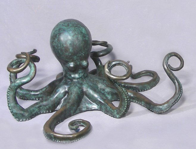 MAITLAND-SMITH BRONZE SCULPTURE OF OCTOPUS (1 of 1)