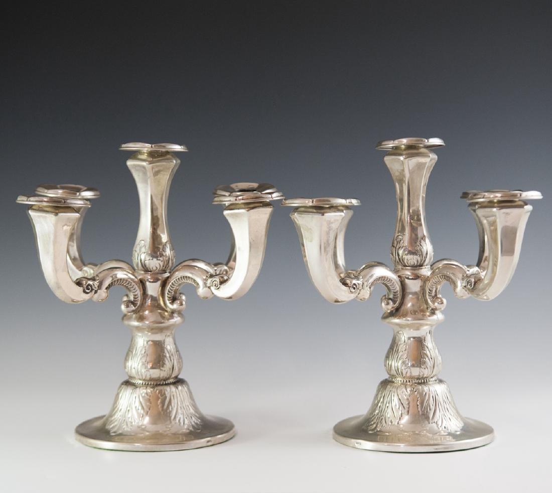 Weighted German Silver Candelabras (1 of 4)