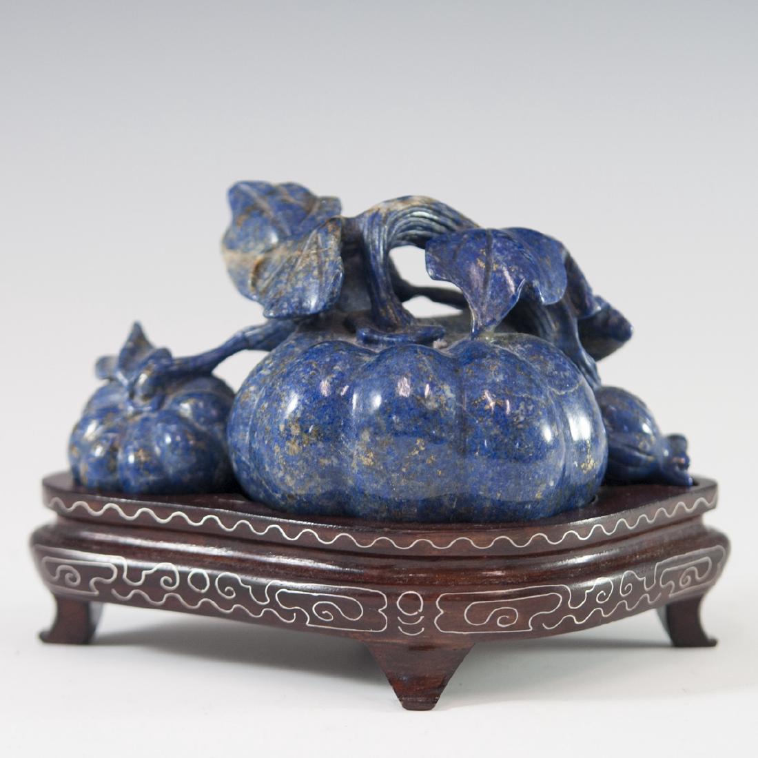 Carved Chinese Lapis Lazuli Sculpture (1 of 3)