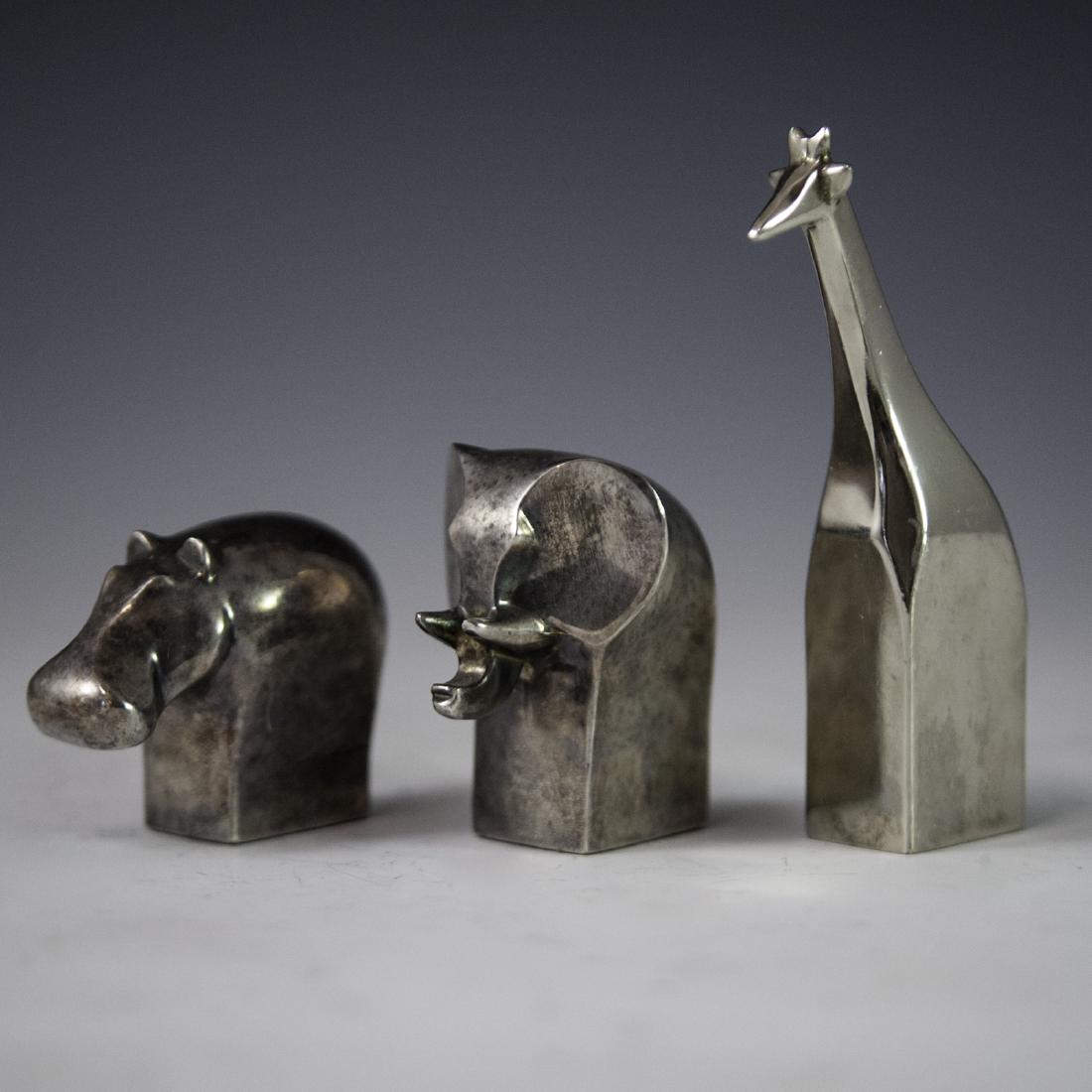 Dansk Silver Plated Animal Paperweights
