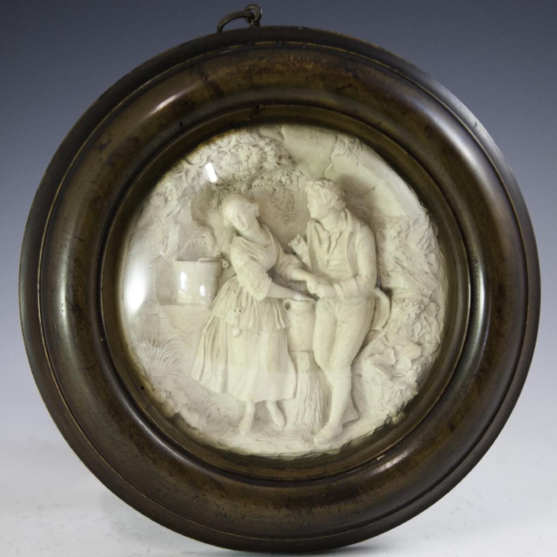 Antique Carved Meerschaum Plaque (1 of 3)