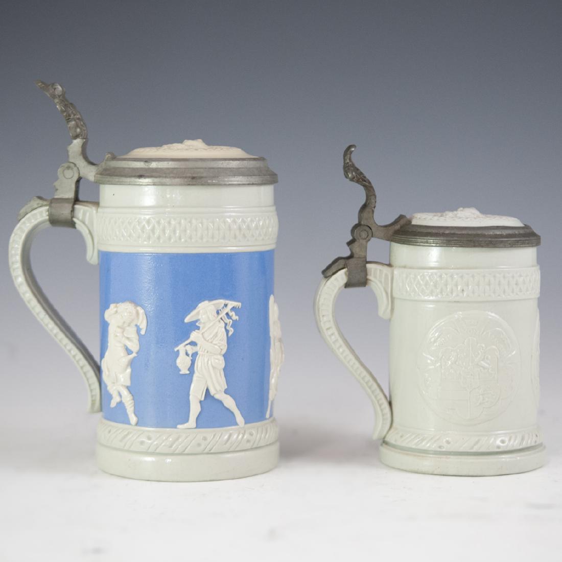 Antique Villeroy & Boch Porcelain Beer Steins (1 of 9)