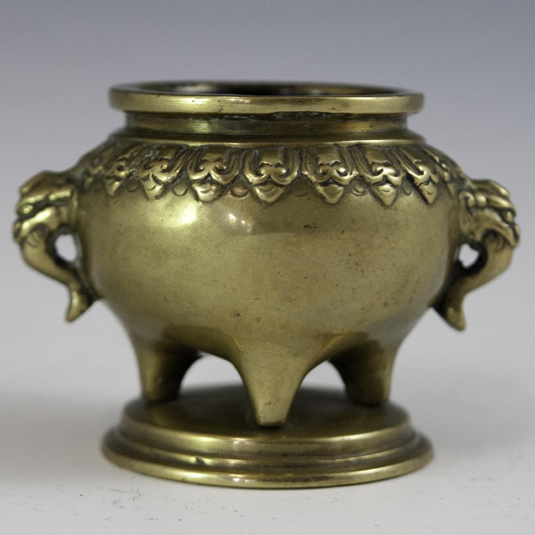 Chinese Gilt Bronze Censer (1 of 3)