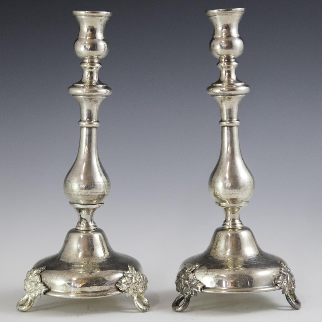 Silverplated Candlesticks (1 of 3)